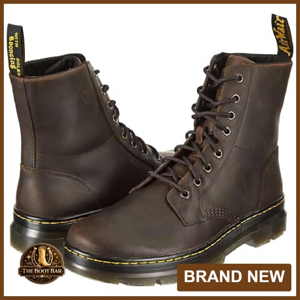 Leather Ankle Boots Unisex Rugged Construction Durable Everyday Wear - Picture 7 of 8